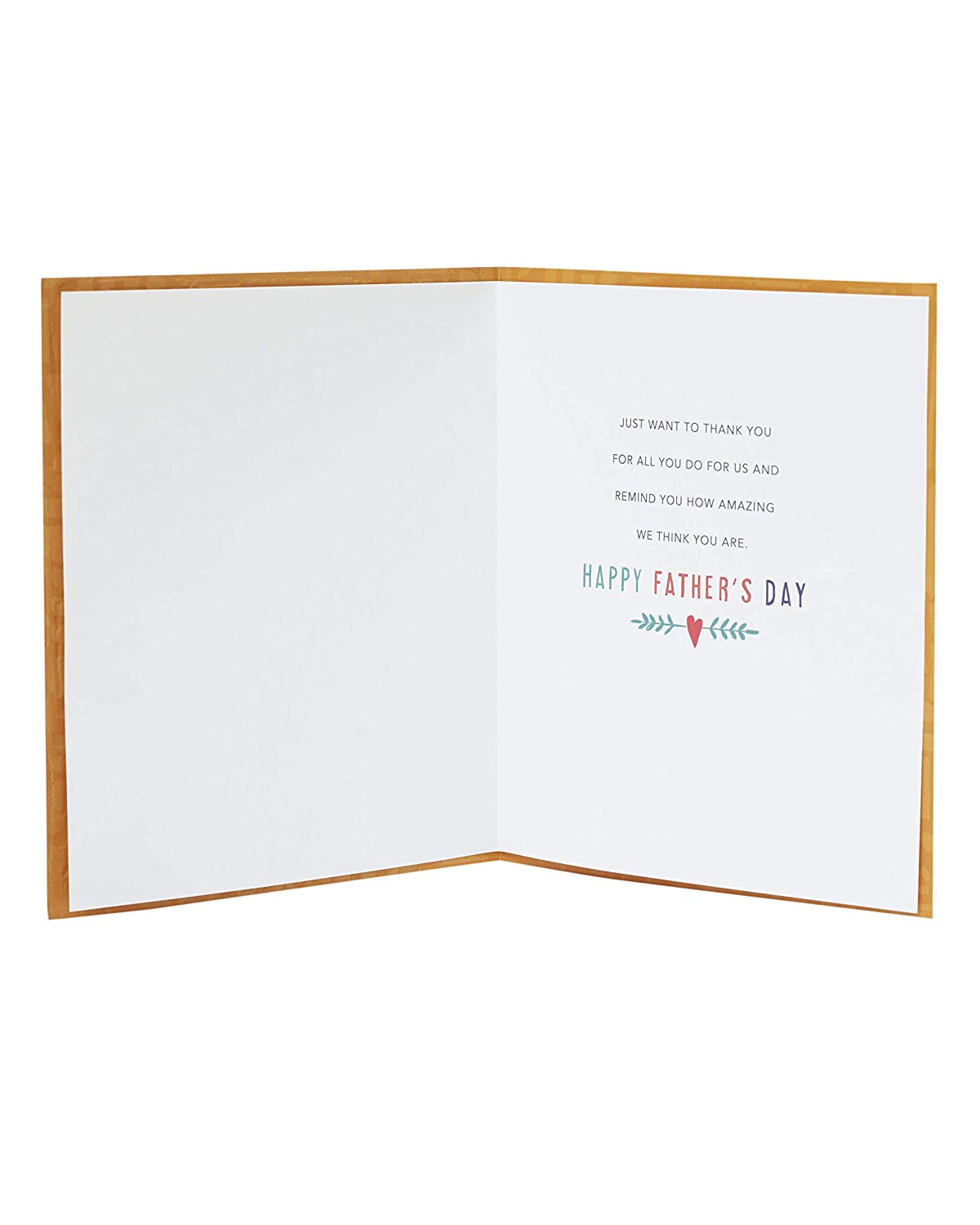 Heart We Love You Dad Father's Day Card Our Dad