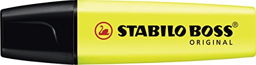 Stabilo Boss Original Yellow Highlighter (Pack of 10)