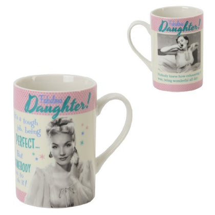 Fabulous Daughter... Polkadot Diner Retro Mug