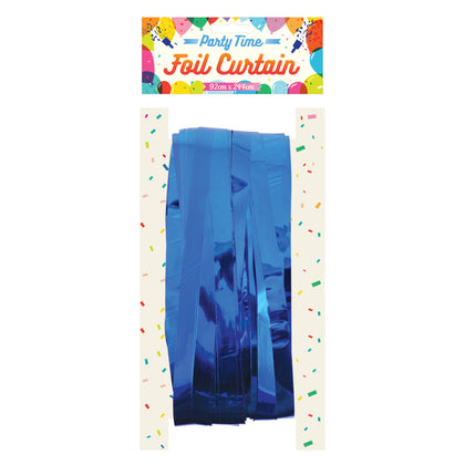 Curtain Door Foil Blue 1.2Cm Cut 92 X 244Cm
