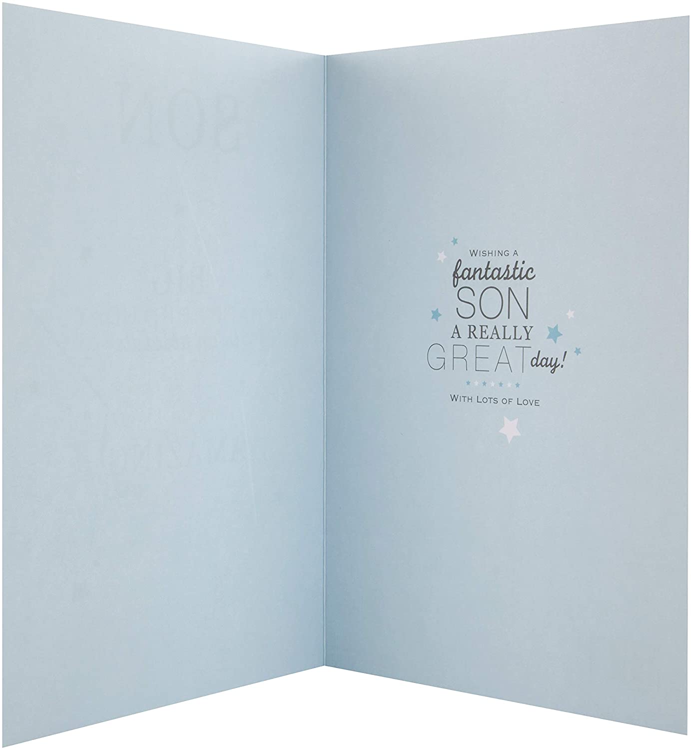 Son Birthday Card 'Star'