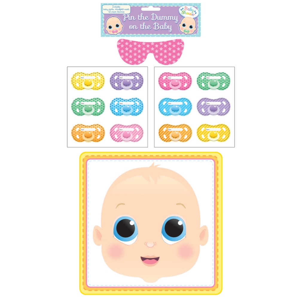 Set of 14 Pieces Pin The Dummy On The Baby