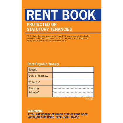 Protected Tenancy Rent Book