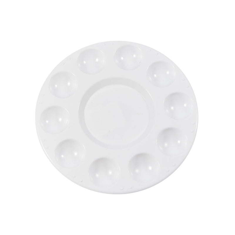White Round Plastic Palette