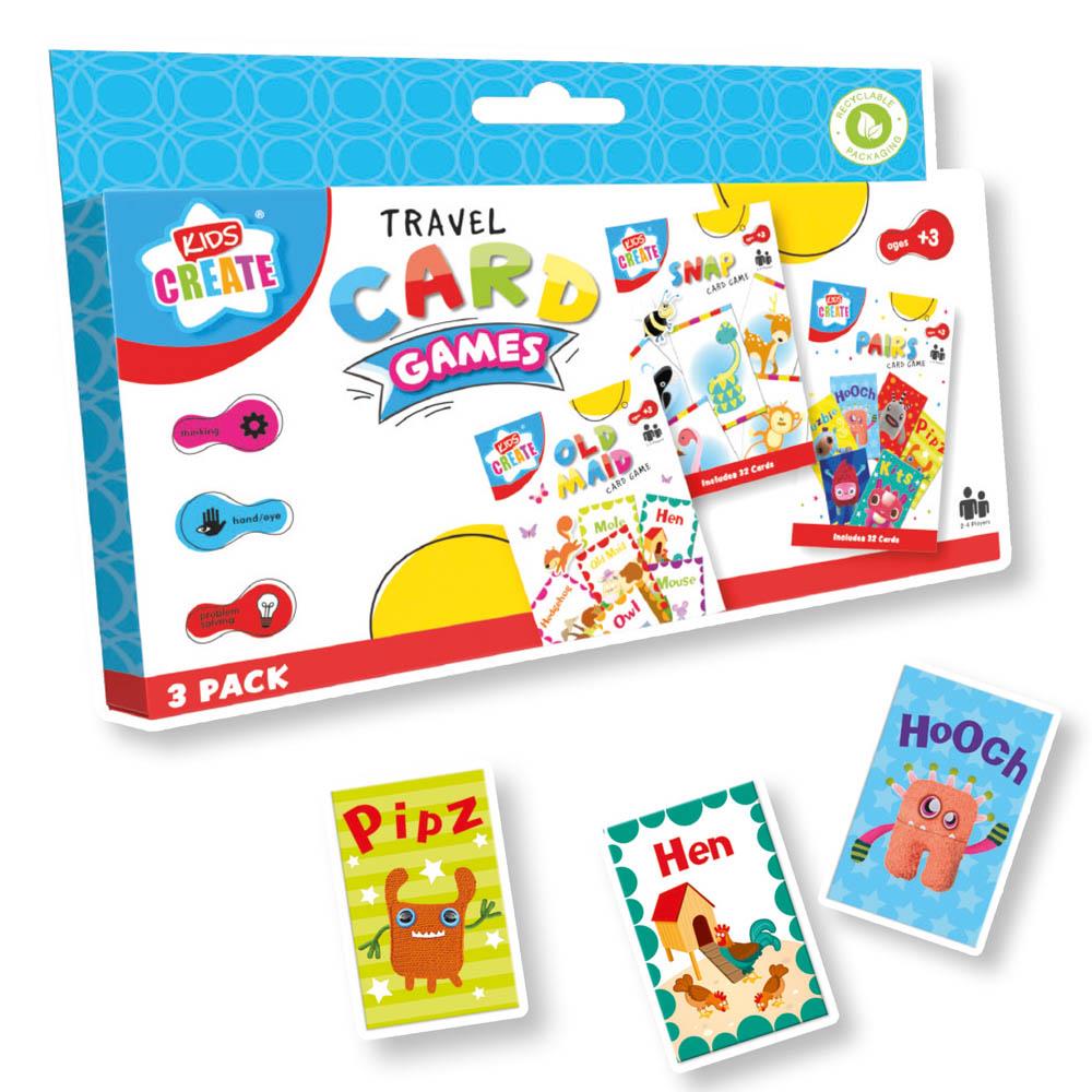 Pack of 3 Educational Card Games