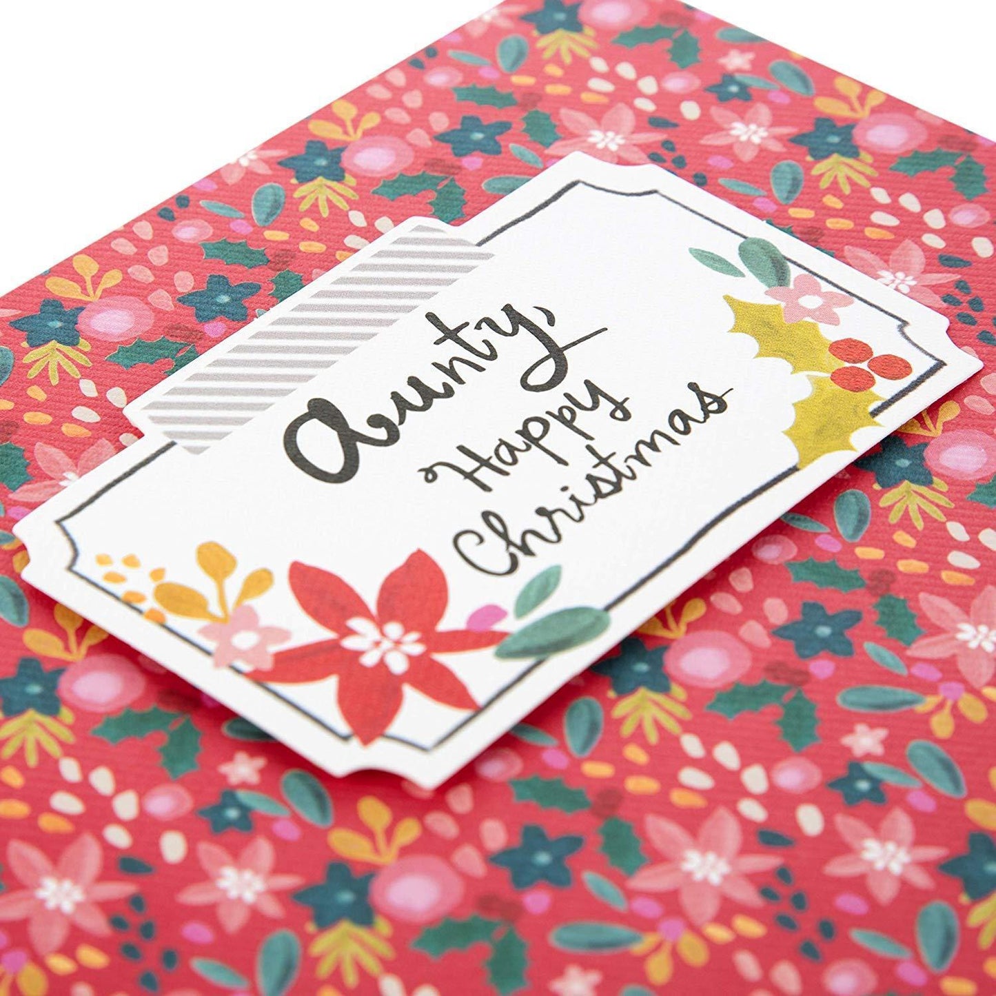 Aunty Christmas Card 'With Love'