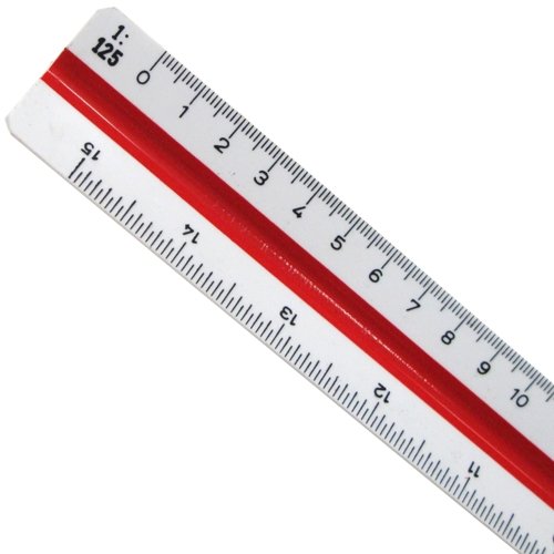 300mm Draughtmans Triangular Scale