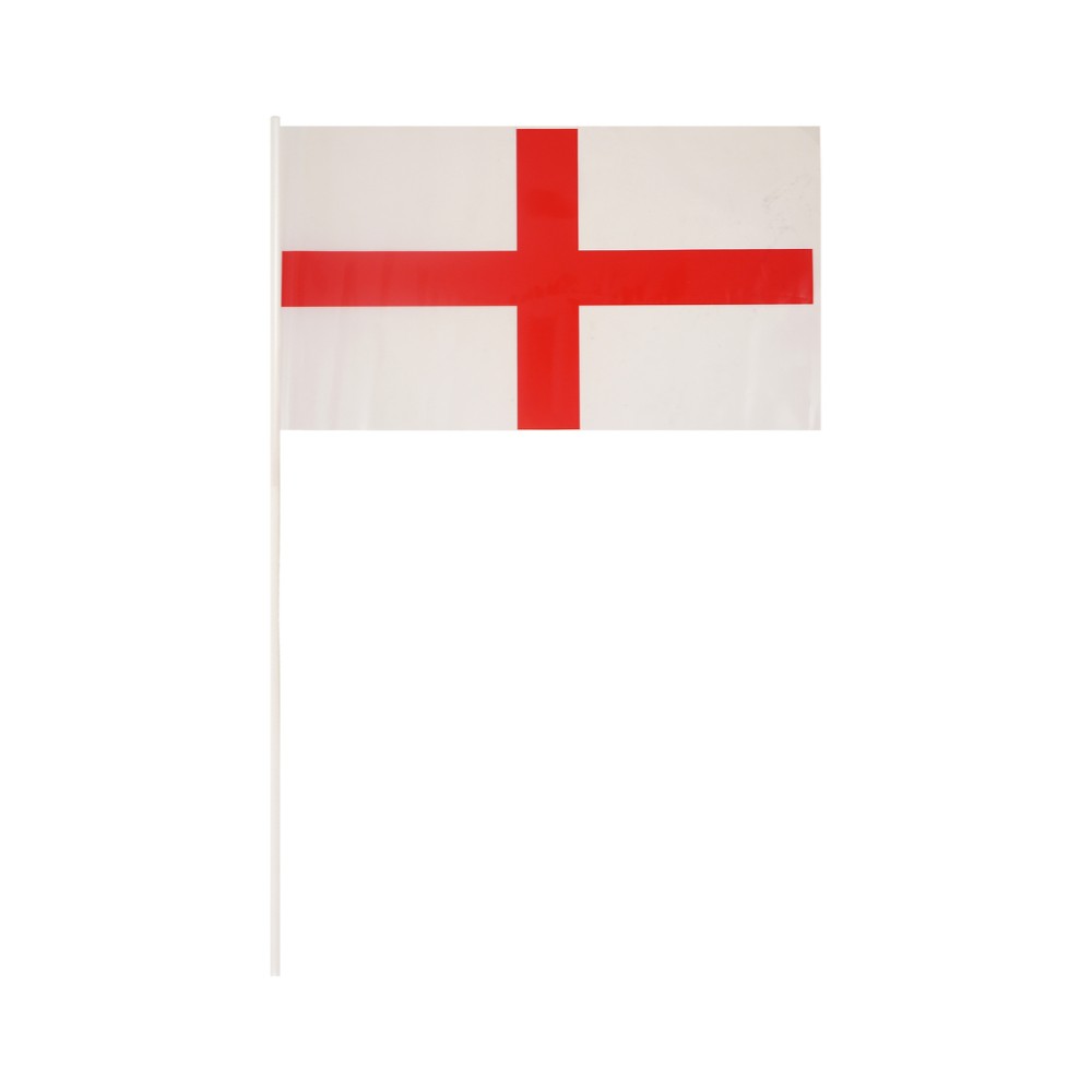 England St George Pvc Hand Flag with 40cm Stick