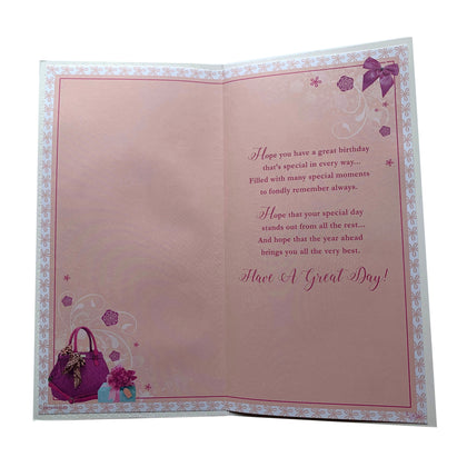 30th Sister Birthday Soft Whispers Card