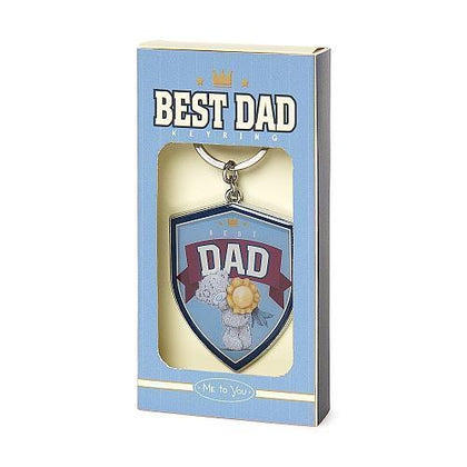 Best Dad Me To You Bear Metal Key Ring