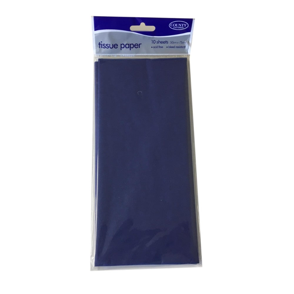 Acid Free Blue Tissue Paper 10 Sheets