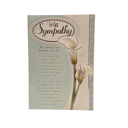 Soft Whispers Sympathy Card Poem Words