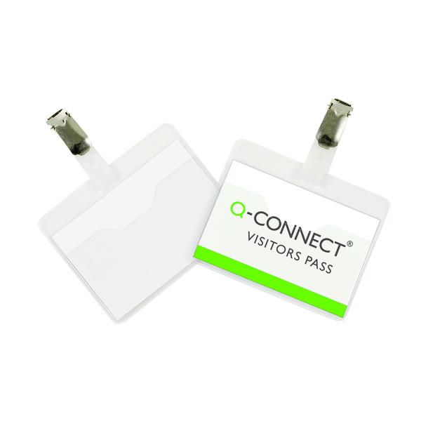 Pack of 25 Visitor Badges 60x90mm