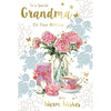 To a Special Grandma On Your Birthday With Warm Wishes Celebrity Style Greeting Card