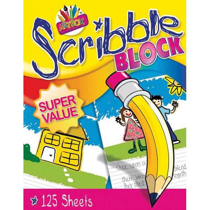 125 Sheet Scribble Block Pad
