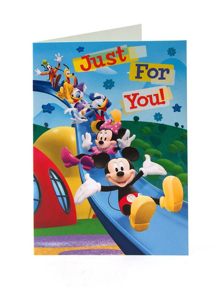 Mickey Mouse and friends just for you ! Birthday Card