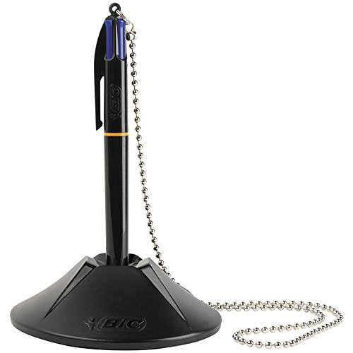 BIC 4 Colours Counter Pen Ballpoint Pen Blue 1 Box