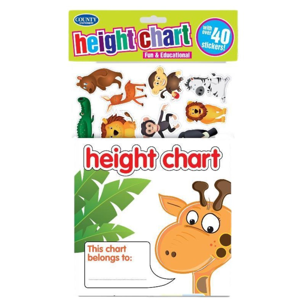 Height Chart with Stickers