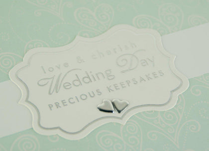 Love & Cherish Wedding Paperwrap Keepsake Box 31 x 22 cms Wedding Gift