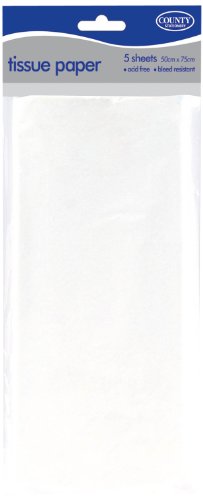 White Acid Free Tissue Paper 10 Sheets