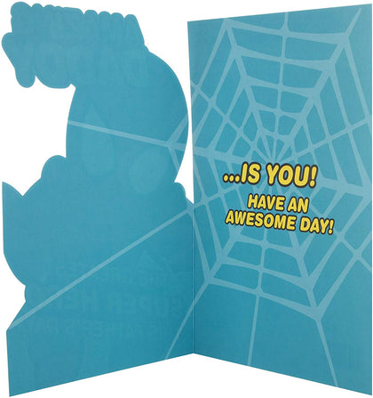 Spiderman Daddy Father's Day Card 'Super Hero'