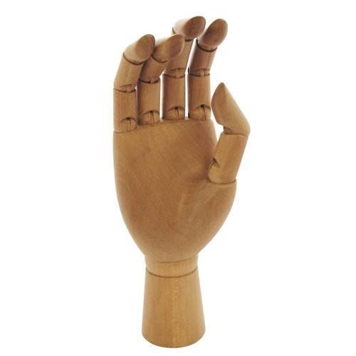 8" Wooden Right Hand Manikin