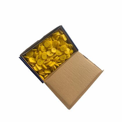 Pack of 200 Yellow Key Cover Caps