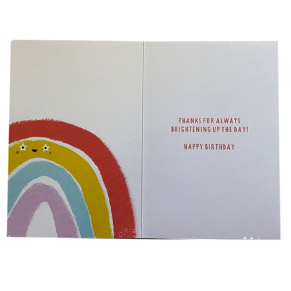 Fabulous Friend Rainbow Design Birthday Card