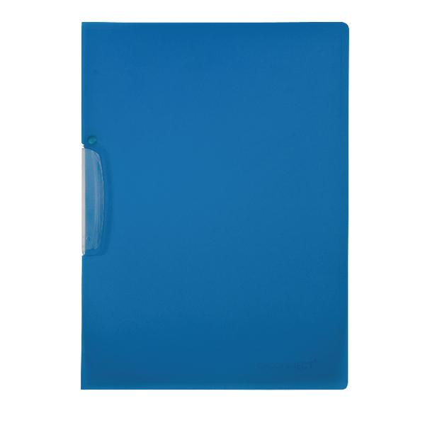 Pack of 25 Q-Connect Blue A4 Swivelclip Files