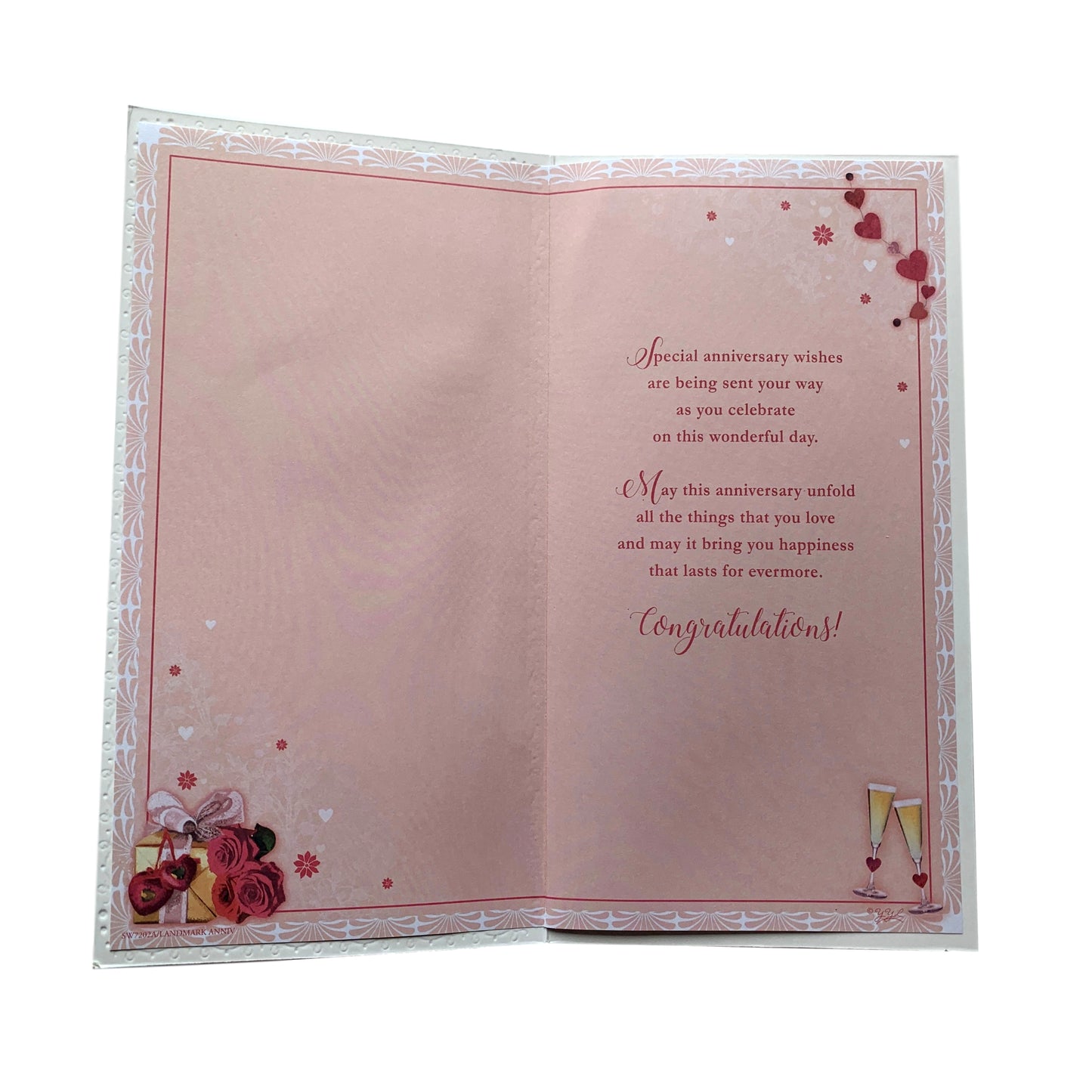 Best Wishes On Your 10th Anniversary Soft Whispers Card