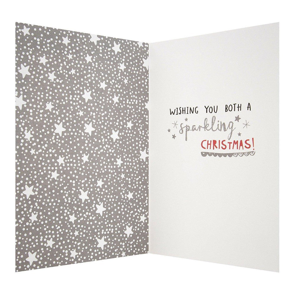 Mum and Dad "Lots of Love" Both Of You Christmas Card