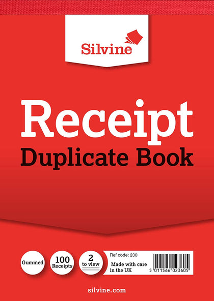 Duplicate Receipt Book 4