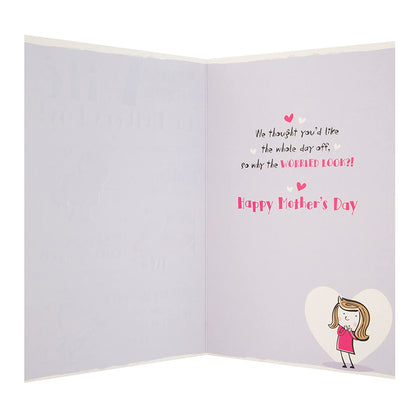 Wife Mother's Day Card Whole Day Off