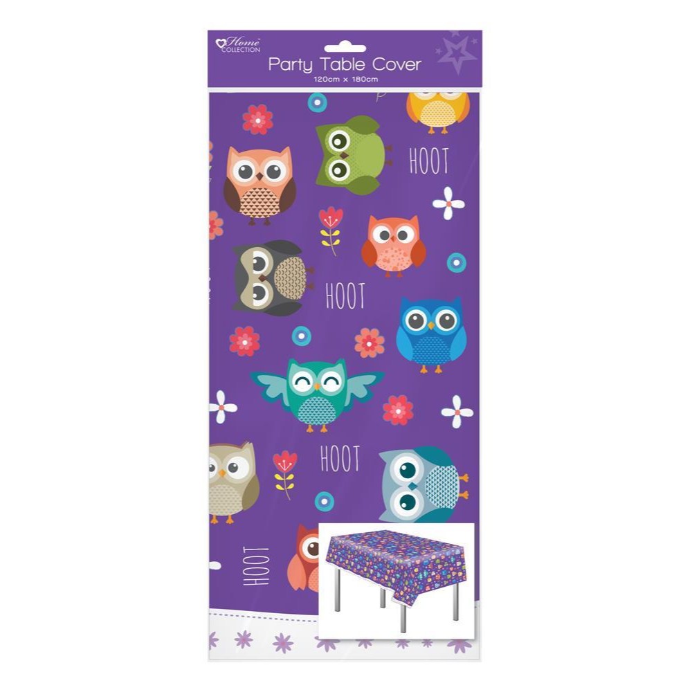 Woodland Party Plastic Table Cover 120cm x 180cm