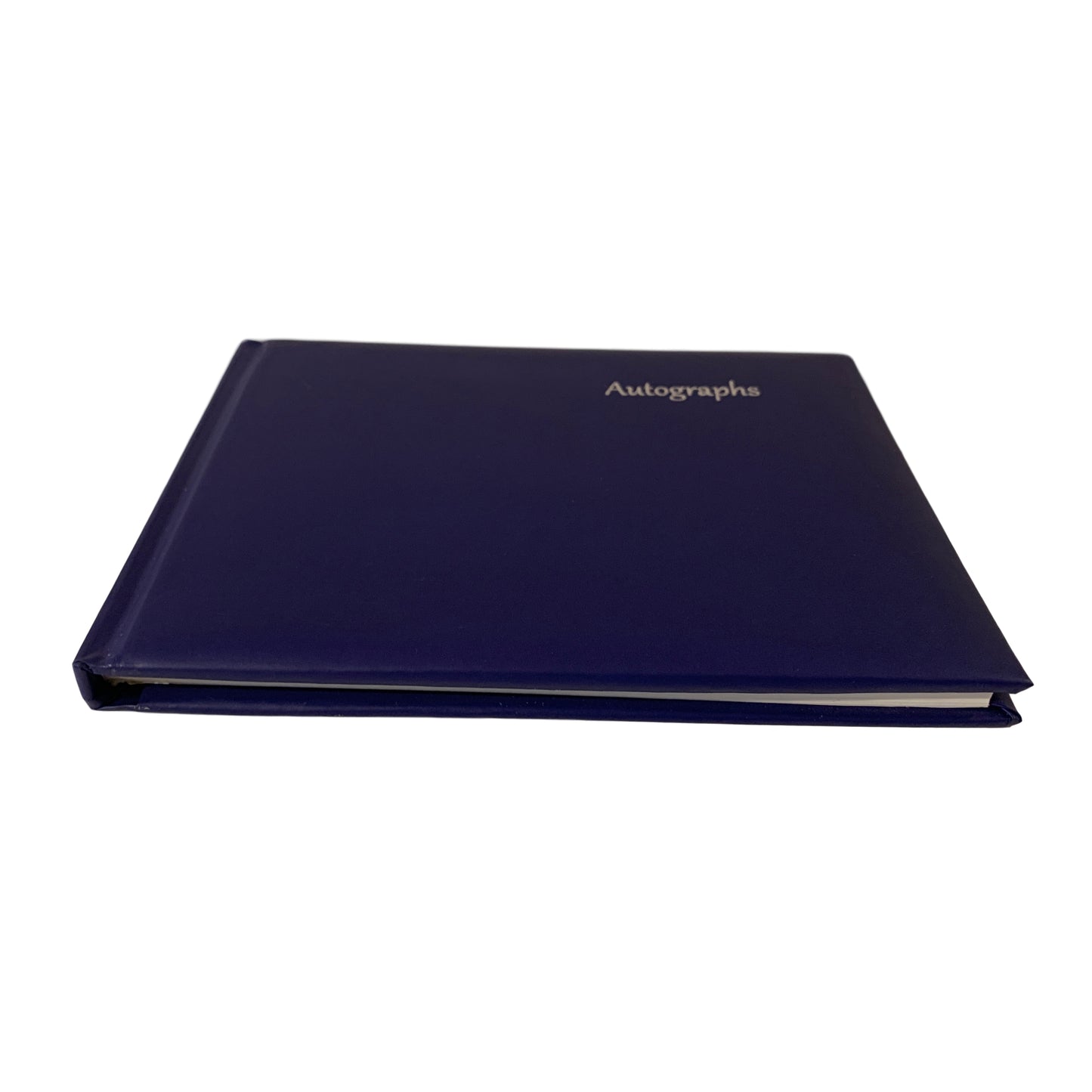 Navy Blue Autograph Book by Janrax - Signature End of Term School Leavers