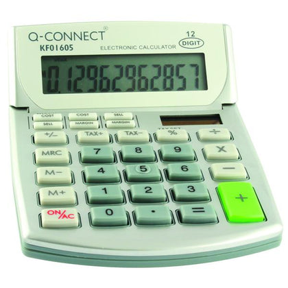 Q-Connect Semi-Desktop Calculator 12-Digit