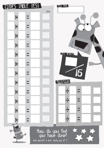 Range Wholesale A5 Childrens Timetables Book ideal for primary school/children