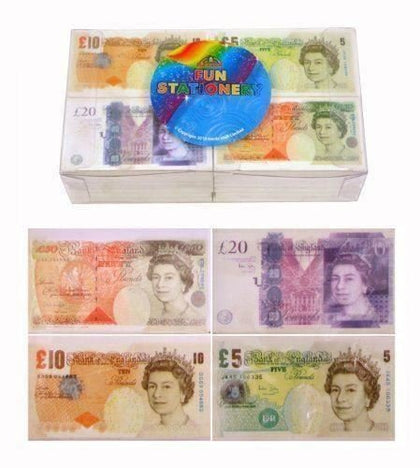 Pack of 24 Novelty UK Pound Notes Erasers - Realistic Â£5 Â£10 Â£20 & Â£50 Notes