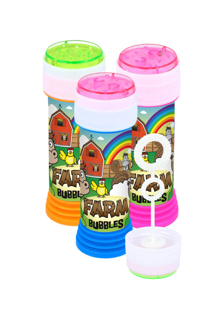 Farm Animal Bubble Tub with Wand (50ml)