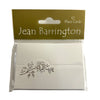 Pack of 12 Place Cards White with Silver Rose Wedding