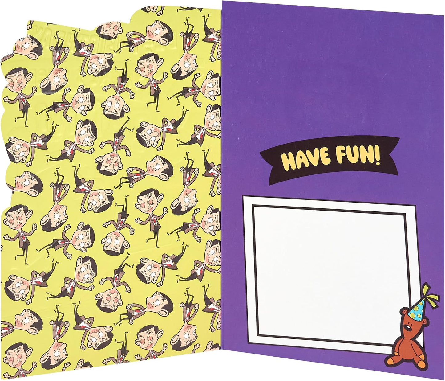 Mr Bean Cartoon Design Birthday Card