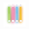 Pack of 4 4" Assorted Colors Glow Light Sticks