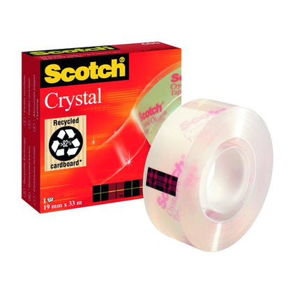 Clear Glossy Multipurpose Scotch Crystal Tape 19mm x 33m