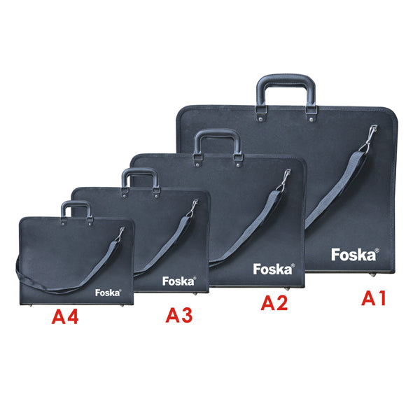 A2 Professional School PP Expandable Art Portfolio Folder Carrying Cas ...