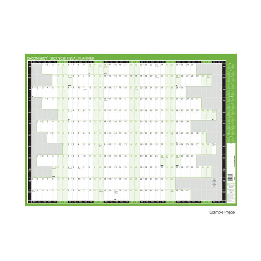 2027-2028 Fiscal Planner Unmounted - 855 x 610mm KFFPU27