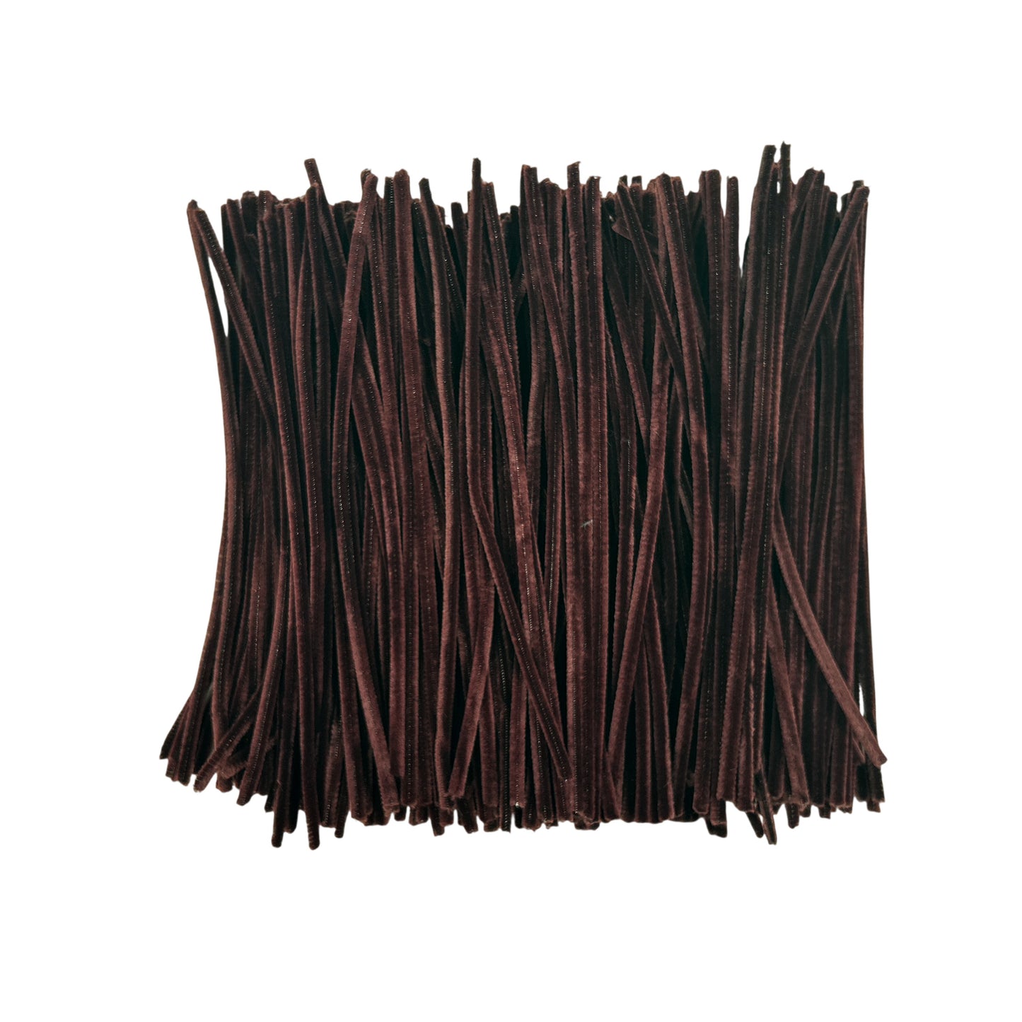 Pack of 500 Brown Coloured Pipe Cleaners 30cm x 6mm Craft Chenille Stems