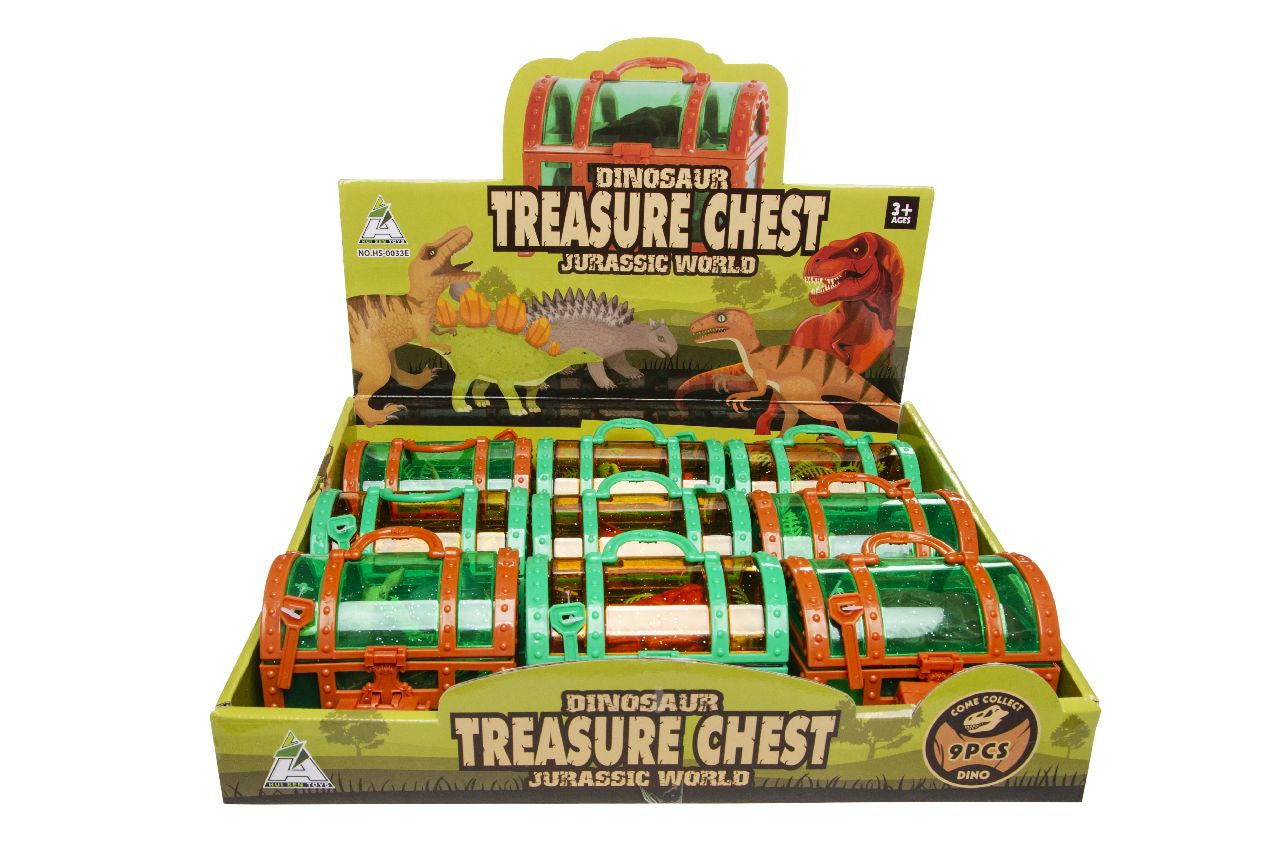 Dinosaurs Treasure Chest 9-Piece Play Set