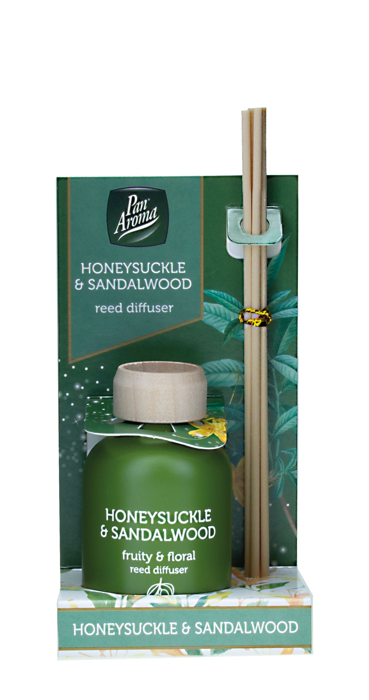 Pan Aroma Honeysuckle & Sandalwood Reed Diffuser 50ml– Choice Wholesale