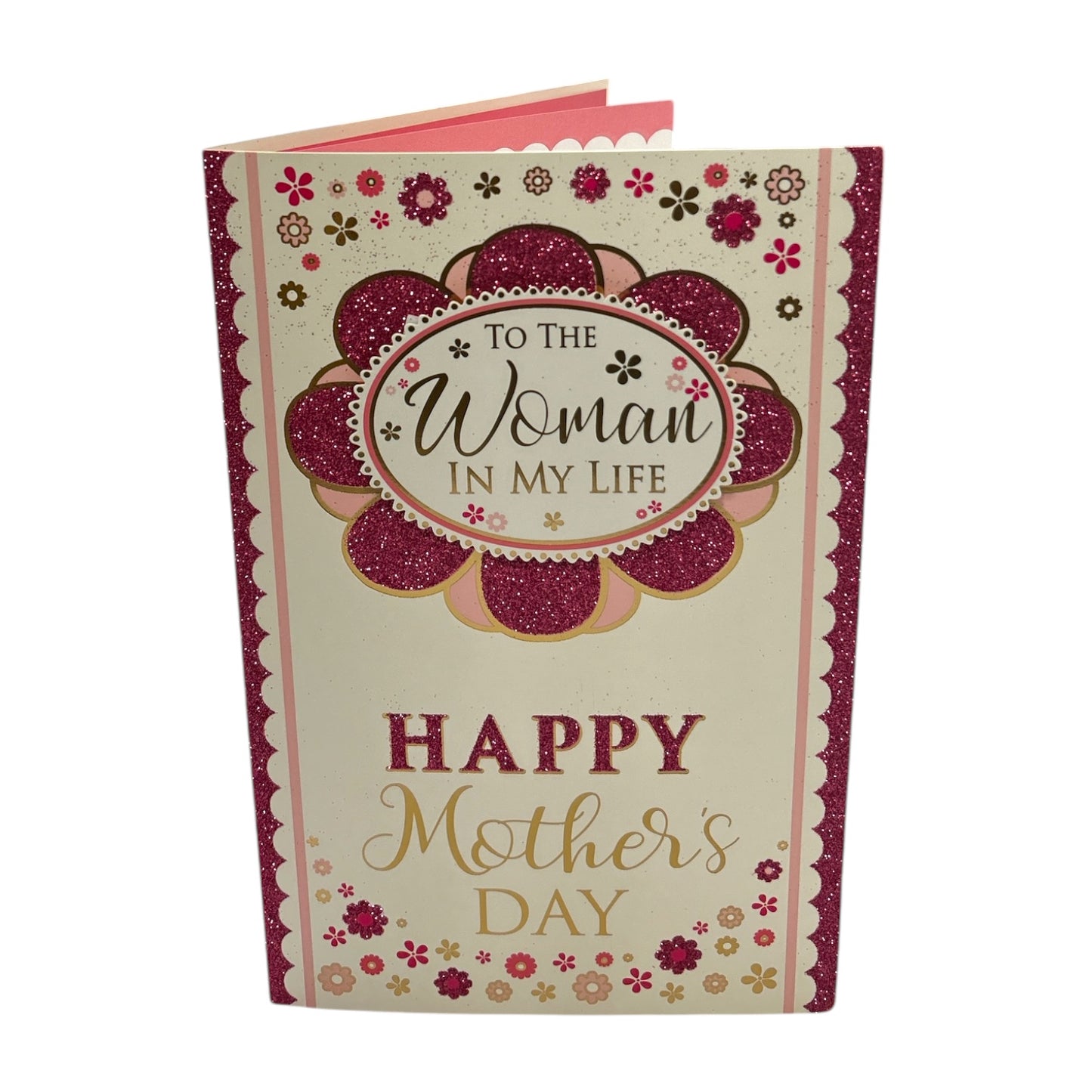 To The Woman In My Life Flower Design Mother's Day Boxed Card