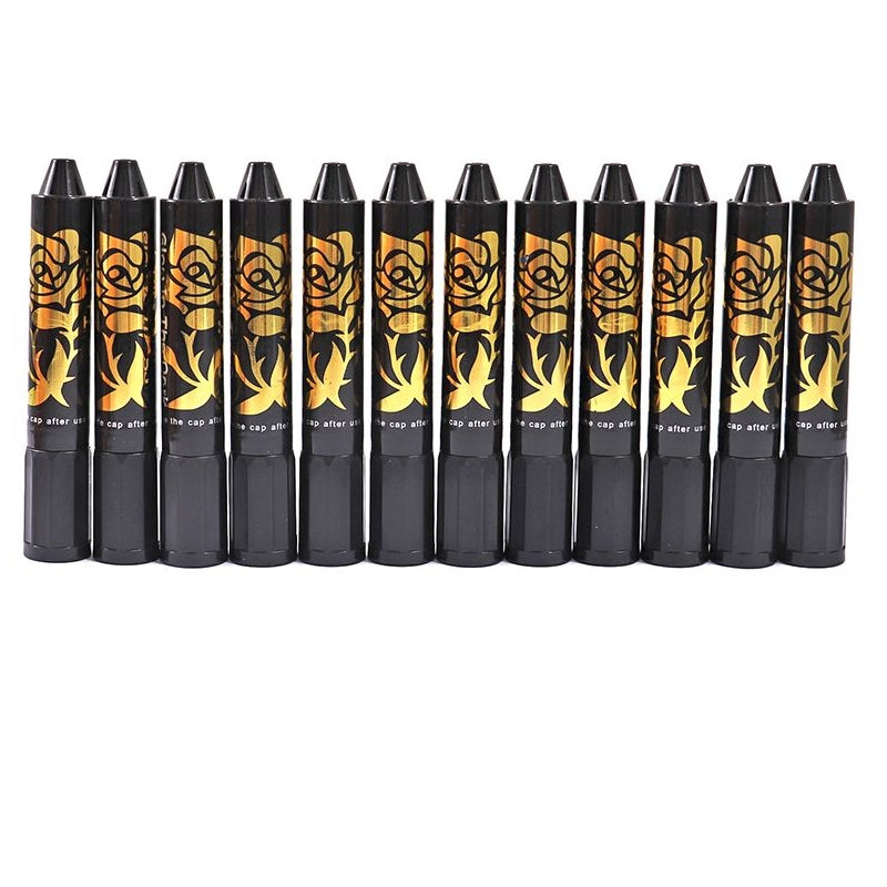 Pack of 12 Assorted Glow in Dark Colours Face Paints